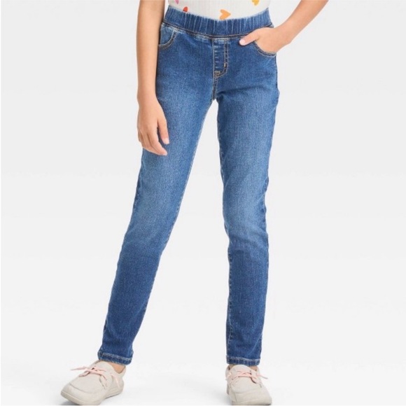 Cat & Jack Bottoms Cat Jack Girls Midrise Pullon Jeggings Light